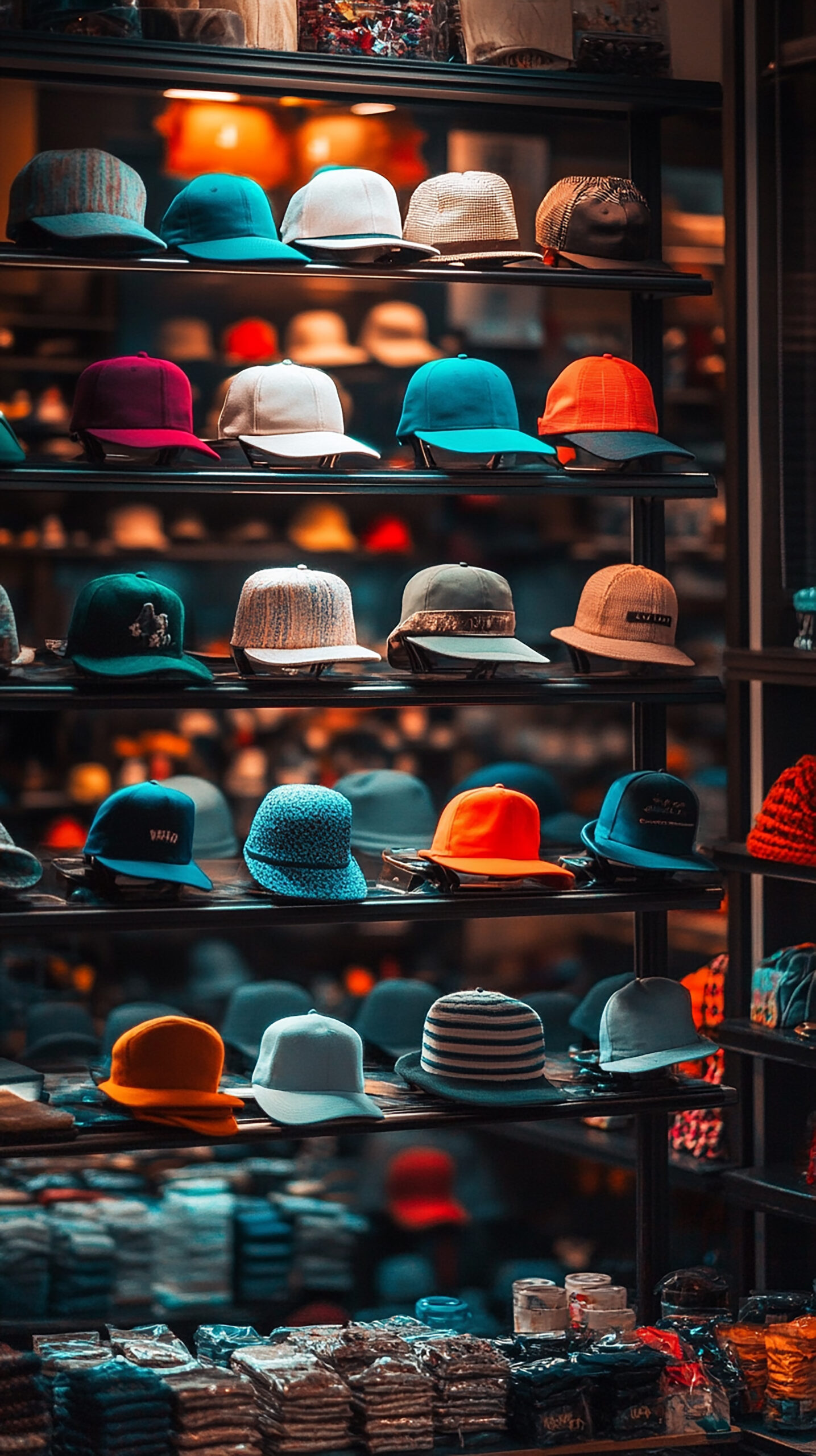 Bazar Navideño Valle Imperial - Stands de Gorras